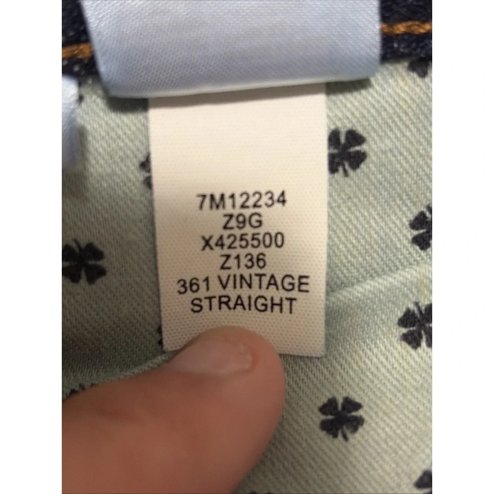 Lucky Brand Jeans Mens 38x30 (Actual 38x25)‎ Blue 361 Vintage Straight Leg